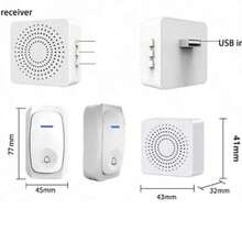 Wireless Doorbell, Long Standby, 38 Ringtones, USB Powered, Portable & Easy Installation, Home Security - Multicolor - View 11