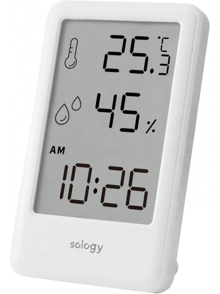 Thermometer Hygrometers - White (bold Text) - View 1
