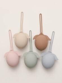 1pc Silicone Pacifier Holder Case For Baby, Lemon Shape Cute Portable Pacifier Storage Case, Baby Soft Silicone Container Box Pacifier Case Pouch For Newborns Accessories - 1pc - View 12