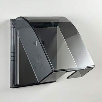 Husă de protecție autoadezivă pentru întrerupător de perete - Protecție transparentă și impermeabilă împotriva stropirii din plastic, potrivită pentru baie, nu necesită unelte, ușor de instalat, design durabil și elegant, accesorii pentru baie, aspect modern și elegant, instalare fără unelte, mobilier de baie, mobilier de baie, mobilier de baie, set complet de mobilier de baie, mobilier de baie, mobilier de baie îngust, mobilier de baie, mobilier auxiliar de baie, mobilier de baie, set de mobilier de baie, baie