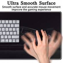 1 buah Mousepad 911 GT3 RS: Alas Meja Mobil Hitam & Putih Agresif, Alas Meja Gaming Kantor, Aksesori Meja, Aksesori Komputer, Alas Anti Selip dan Tepi Jahit, Alas Mousepad Keyboard, Alas Meja Panjang Komputer untuk Gaming dan Kantor - MultiWarna - View 5