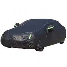 Car Sunscreen, Thermal Insulation, Dustproof Scratch Protection Cover, 190T Oxford Cloth Car Cover, Rain Proof, Snow Proof, Frost Proof, Sunscreen Outdoor Car Cover, All Weather Car Cover - Waterproof, UV Proof, Durable Polyurethane Coated Fabric Car Cover, SUV Off Road Pickup Four Season Universal Protective Cover - A - View 13