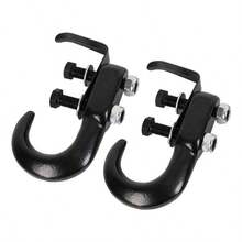 - 2 ganchos de remolque universales de recuperacin de 1000 libras, ganchos de remolque forjados negros compatibles con, Pickup Truck - inicial - Ver 2