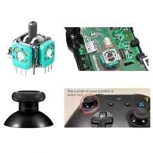 DATA FROG Replacement Analog Joystick Stick Module For Xbo X One / Xbo X Series X/S Controller Repair Thumbstick Parts - Set - View 3