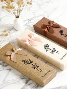 1 Set Customized Wedding Thank You Metal Pen Gift, 12 Months Floral Meaning, Luxury Ballpoint Pen Set. Holiday Gift, Gift Box, Creative Couple Gift, Multifunctional, Decorative, Reusable, Modern, Colorful, Cute, Retro, Cartoon Style, For Employees, Clients, Students, Children, Suitable For Weddings/Business/Work/Office, Suitable For Weddings, Holidays, School, Back To School, School Supplies,Christmas Gift Supplies - Multicolor - View 4