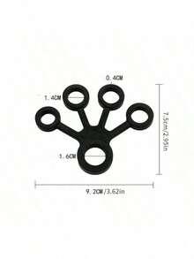 1 pieza Expansor de dedos con forma de mano de silicona caliente, entrenador de desarrollo muscular de la mano, reductor de fuerza de agarre elástico de los dedos, juguete antiestrés - Multicolor - Ver 8