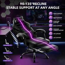 Gaming Chairs - Black - View 8
