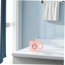 Vaso para Enjuague Bucal Infantil con Diseño de Taza de Cepillo de Dientes con Portátil para Uso Casa y Viajes Material (default) - Multicolor - Ver 6