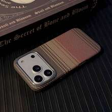 Phone Case Transparent Magnetic Phone Case Magnetic Climber Carbon Fiber Kevlar Texture Suitable For IPhone 17 Pro Max Men Apple 16 Phone Case New 13 Premium 14 Matte 15 Anti-Fingerprint 16 Pro Shockproof 17 - 免費試用 - 查看 5