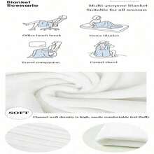 The Caretaker Throw Blanket Anime Sofa Blankets And Throws Luxury Throw Blankets - Black - View 4