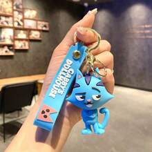 1pc Gaby's Dollhouse Costume Animal Keychain PVC Three-Dimensional Large Doll Gift Car Keychain - Multicolor - View 8