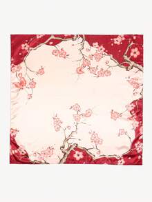 1pc Floral Print Bandana Scarf, Women Headband/Neckerchief - Multicolor - View 2