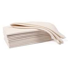 Set Of 12 Polyester Cloth Napkins 18x18 Inches - Washable Dinner Napkins With Hemmed Edges For Weddings, Than1ks 1giving, Hotel - Soft Durable Table Linen For Parties Or Everyday Use - Beige,18inchx18inch(Setof12),Beige - 淺褐色的 - 查看 1