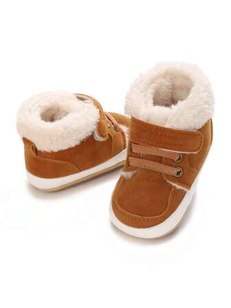 Infant Winter Warm Snow Boots, Newborn Thick Soft Bottom Comfortable Prewalker Boots