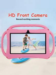 Qetupa 3pcs 7-Inch Kids Tablet, 32GB ROM, 3GB RAM, Android 13.0, 2.4G WiFi, GMS, Eye Protection, Camera, Parental Control, Pre-Installed Apps, Educational Games, Rechargeable Battery, Fun Design, Durable Plastic Shell (Adapter Not Included)