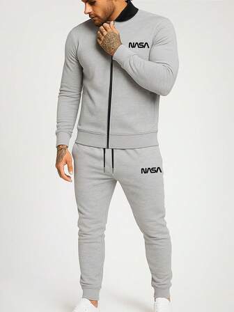 メンズカジュアル ファッショナブル アウトドアスポーツ パンツ ジャケット セット、秋冬