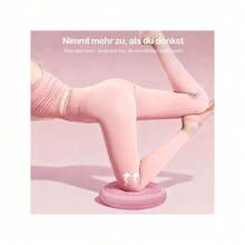 Texture Inflatable Yoga Balance Mat - PVC Fitness Mat, Strengthens Core Strength, Balance, And Ankle Stability, Suitable For Home Use - Pink - View 5
