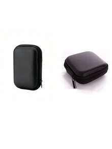 Thick & Durable Data Cable Charging Box, Space-Optimized, Compact Waterproof Portable Coin Purse Earphone Storage Box, Small Charger Organizer, Key Pouch, Cosmetic Bag, Wireless Earbuds Case, Travel Organizer, Suitable For USB Drive, Adapter, Earphone Cables, Etc. Essential For Back To School, Christmas Gift, Unisex Electronic Accessories, Travel Essential