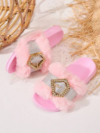 Comfortable & Fashionable Plush Slippers For Teenage Girls, Summer
