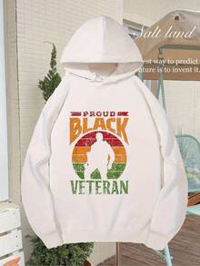 Men's Proud Black Warrior African American Military Hooded Jacket - American  Pattern Zipper Hoodie With Pockets, /Christmas Gift Promotion, African American Traditional Event Military Apparel, Couples Style, Hoodie, Men's Hoodie, Men's Sweater - White - View 2