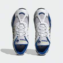 Adidas 女士经典复古运动鞋，时尚百搭休闲运动鞋 IE6998 - 白/藍/黃 - 查看 4