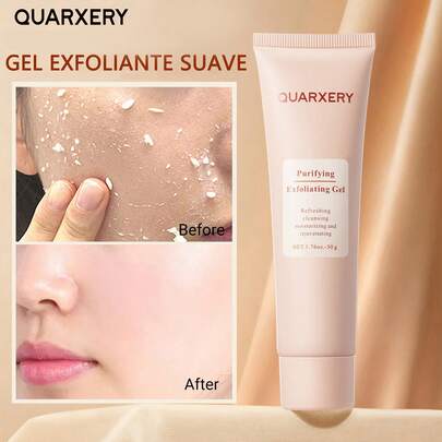 Gel Exfoliante Facial Purificante Profundo Nicotinamida - Hidratante, Equilibra Agua-Aceite, Reduce Poros y Limpia Impurezas - Suave para Piel Grasa, Seca y Mixta - Todo Tipo de Pieles