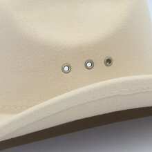Women Men Western Cowgirl Hats Fashionable Bull Head Wide Brim Fedora Caps For Outdoor Travel - 米色 - 查看 7