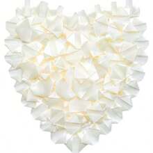 100 Pcs Pre-Made Satin Petals For Eternal Roses, Half-Finished DIY Craft Kit For Wedding, Birthday, Anniversary Bouquets(White)(100 Pcs Beige) - Nhiều màu - Xem 2