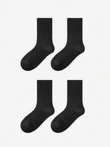 LUVLETTE 1 双女士休闲袜，适合日常/户外穿着，休闲和商务搭配，百搭，秋季