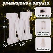A Set Of 6 Wedding Decoration Holiday Party Packages, LED Lights With Neon Lettered Desktop Logos For "Mr. And Mrs.", Independent Plastic Battery Powered, Perfect For Photo Props, Valentine's Day Anniversary Wedding Decorations - Powered By AA Batteries (Batteries Not Included) - 白色 - 查看 4