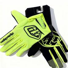 2025新款 Forest Racing 山地自行车黑/红手套，成人四季骑行摩托车赛车手套，全指透气骑行手套 - TLD 手套 - 查看 17