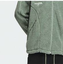 Adidas Unisex minimalistische Jacke mit warmem Stehkragen - Grün - Übersicht 6