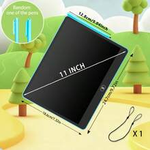 RSP 16 Inch/13 Inch/11 Inch Large Size LCD Drawing Tablet, Erasable Writing Board, Electronic Writing Pad, Color Doodle Board, Kids Educational Chalkboard, Family/Office Message Board – A Writing Tool For Youngsters, The Perfect Birthday, Halloween And Christmas Gifts For Girls And Boys Toys - Multicolor - View 25