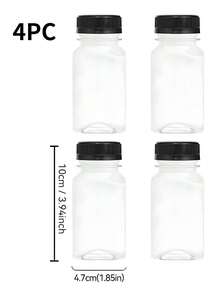 1pc/4pcs/10pcs -120ML/ 250ML/450ML/150ML/500ML-Leak-Proof Clear Plastic Juice Bottles - Perfect For Smoothies,Milk & Homemade Beverages - Juicing Containers,Meeting Daily Drinking Needs And Suitable For Various Scenarios. - Transparent - View 20