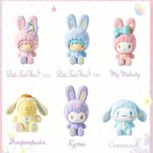 Caja ciega de la serie de conejos de Sanrio - Color claro, ¡figurita de dibujos animados linda y compacta! Artículo decorativo hecho a mano - Adorna hermosamente los estantes del dormitorio, los escritorios, los autos, las mesitas de noche, ¡crea un hogar acogedor! ¡Regalo ideal para Halloween, Navidad, cumpleaños y Pascua para fans de Sanrio y amantes de los conejos de todas las edades! - Multicolor - Ver 2