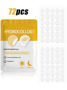 1080 piezas de pegatinas transparentes para la cara - sin alcohol, sin fragancia, suaves y no irritantes, decorativas para la cara y la piel. 280 piezas de pegatinas decorativas para la cara con forma de estrella de colores variados, impermeables y transpirables, para uso facial diario, esenciales para pegatinas faciales y fotografía, convenientes para viajes y fiestas, secreto de belleza, accesorios fotográficos perfectos, adecuados para todo tipo de piel y edades. 720/360/216/72 piezas