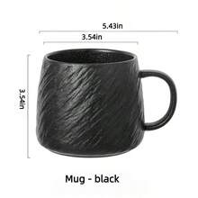 1pc Ceramic Mug, Milk Cup, Coffee Cup - Microwave & Dishwasher , Suitable For Hot & Cold Drinks, Holiday Tableware, Party Supplies, Breakfast Milk Cup, Bakery Dessert Cup, Student Coffee Mug, Beer Mug, Baking Cup, Party Cup, Holiday Theme, Coffee Mug, Microwave , Ceramic Cup, Essential For Students - Multicolor - View 6