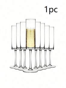 1/2/6入 高品質香檳杯，高級香檳笛形杯，適用於威士忌、葡萄酒、雞尾酒、啤酒、香檳、水、牛奶、燕麥粥、茶、果汁、早餐、咖啡、飲料，適合咖啡館、居家、餐廳使用 - 彩色 - 查看 13
