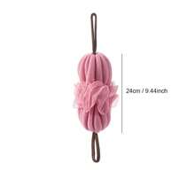 1个可拉伸柔软的沐浴泡沫球，沐浴和背部搓澡泡沫网