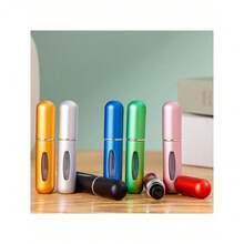 1Pcs,5ml Perfume Bottle With Bottom Filling, Self-Pump Type, , Refillable Spray Bottle, Portable Cosmetic Bottle - 黑色 - 查看 2