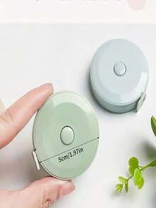 5 Ft Compact Retractable Tape Measure - Durable PVC, Locking Function, Lead-Free Design Tool - Multicolor - View 5