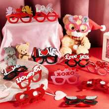 Valentine's Day Gifts,Valentine's Day Glasses,Valentine's Day Party Supplies,Valentine's Day Headbands Dress Up,Hair Bands Holiday Party Favours - Multicolor - View 7