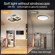 1pc LED Ceiling Light - Modern Pendant Lamp For Hallway, Bedroom Decor & Kitchen, Home Decor & LED Lights, Fixture For Foyer, Bathroom, Staircase - Three Colors Of Light - View 6