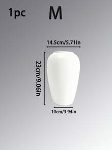 1pc Black & White Textured Decorative Vase, Imitation Ceramic Vase, Modern Matte Tabletop Vase (3 Sizes), Striped Texture Faux Ceramic Decorative Bottle, Suitable For Living Room, Entryway Cabinet, Coffee Table, Bedroom Nightstand, Bookshelf, Cafe Corner, Studio Display, Luxury Clothing Store Display, Wedding Reception Area, Party Decor, Can Be Paired With Floral Arrangements, Dried Flowers, Eucalyptus, Wheat Stalks, Fresh Flowers, Roses, Lilies, Artificial Plants, Nordic Style Greenery - Multicolor - View 11