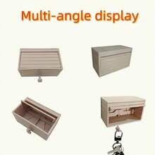 New Durable Plastic Shaped Hooks (1/2 Pack), With Open Slot, For Self-Placing Small Decorations - Wall Mounted Key Organizer, Can Hang Bags, Scarves, Towels, Keys. Suitable For Entryway, Garage, Bathroom, Kitchen And Living Room. - Multicolor - View 4