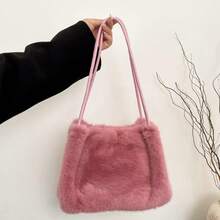 Women Shoulder Bags - Hot Pink - View 3