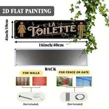 Top Pick1pc, Japanese Style Iron Metal Sign, 8x 12inch Vintage Outdoor Wall Plaque, Artist Painting Set, Craft And Sewing Supplies, Home Decoration Storefront Sign Holiday Gift, 8x 12inch/ 20x - 金屬畫 - 查看 7