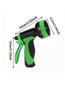 Manguera de jardín expandible con boquilla de rociado de 10 funciones, manguera flexible, 3/4" EE. UU., para riego y limpieza del jardín - negro azul - Ver 4