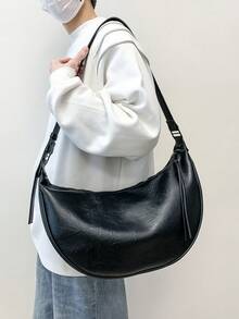 大容量手提包，简约黑色手提包，适合旅行、通勤、工作、上学，男士时尚礼品 - 黑色 - 查看 11