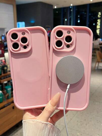 Magnetic Wireless Charging Compatible With IPhone 17, 14, 15, 14 Pro Max, 13 Pro, 12, 11 Phone Cases, Soft Silicone Protective Cover, Precise Cutouts, Shock-Absorbing, Comfortable Grip